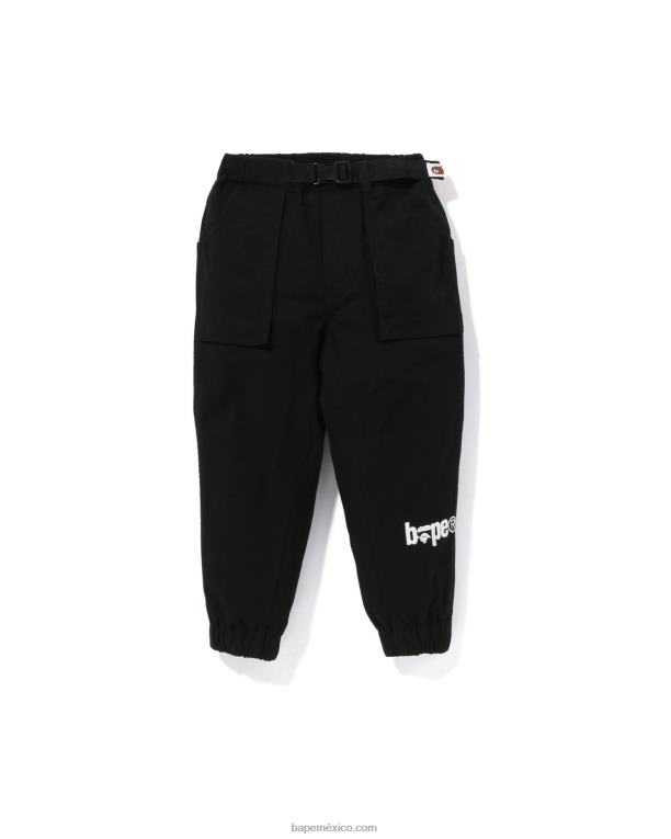 pantalones de escalada niños A Bathing Ape 00RH1506 negro