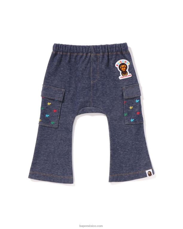 pantalones de mezclilla baby milo sta jersey niños A Bathing Ape 00RH1399 mezclilla