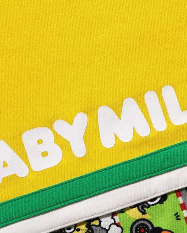 camiseta sin mangas de carreras baby milo niños A Bathing Ape 00RH1610 amarillo