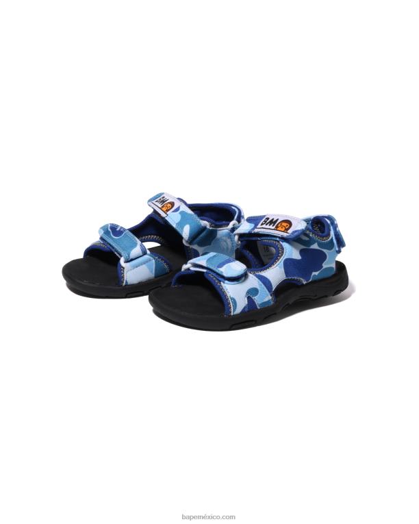 sandalias bebe milo abc niños A Bathing Ape 00RH1266 azul