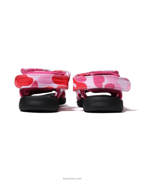 sandalias bebe milo abc niños A Bathing Ape 00RH1268 rosa
